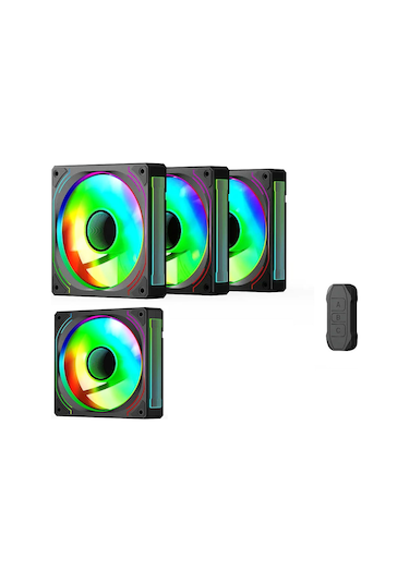 Gamepower Glacia 120 Infinity Argb 4 Lü Fan Seti + Hub Kit