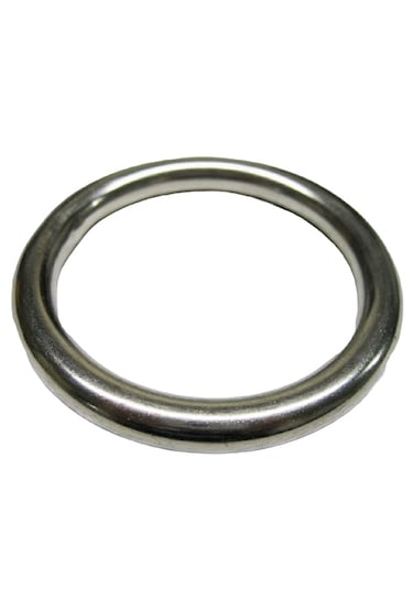5'li Paslanmaz Krom Halka. Krom Halka 4mm Çap:30mm