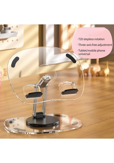 Suntek Masa Tablet Tutucu Döndürülebilir Telefon Standı Siyah