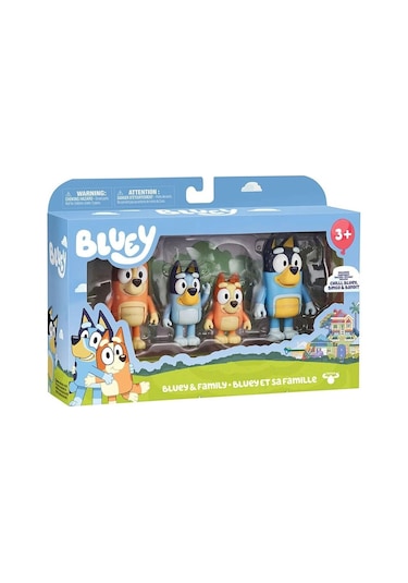 Bluey 19201 Bluey 4lü Figür Seti Asorti