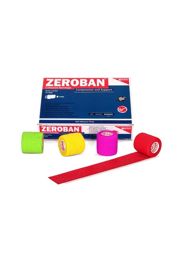 Zeroban Bandaj 5 CM x 4.5 M Kırmızı