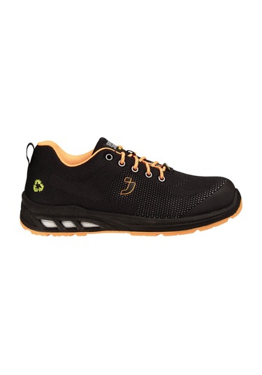 Safety Jogger Ecofitz S1p Low S1p Sr Esd Cı Fo Orng İş Güvenlik Ayakkabısı Siyah Turuncu