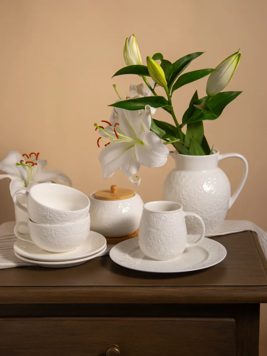 Lefard Muse Kapaklı Ve Standlı 450 Ml Şekerliği 374033720 Beyaz