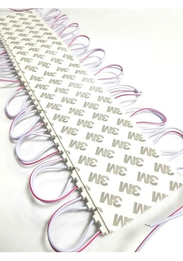 Ledx Mercekli Beyaz Modül Led 12volt Üç Çipli - 20adet