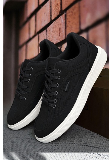 Big King Jean Erkek Ultra Hafif Erkek Spor Ayakkabı Siyah - Beyaz