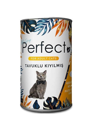 Perfect Tavuklu Kıyılmış Konserve Yetişkin Kedi Maması 400 G