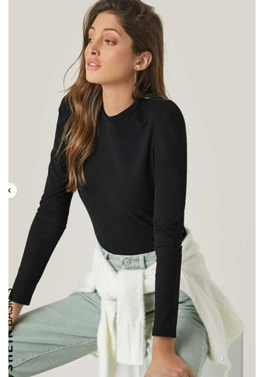 Reka Moda Süprem Kumaş Bluz Siyah