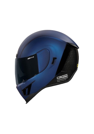 Icon Airform Counterstrike Mıps Kapalı Motosiklet Kaskı Mat Mavi