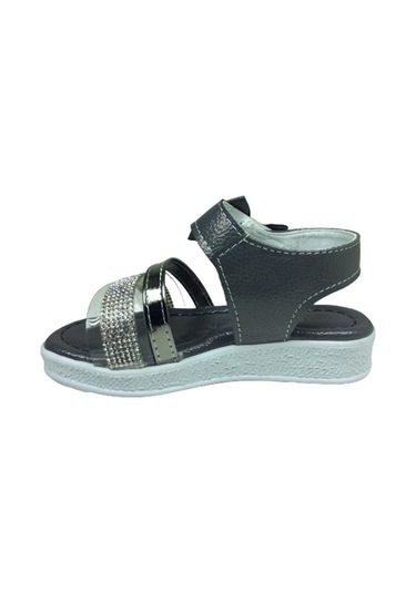 Ortopedikal Grafen Kız Çocuk Sandalet Taşlı Şeffaf Abiye Fantazi (539000411) Platin