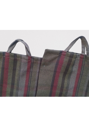 Bengi Pazar Çantası 2 Adet Döşemelik Desenli Kumaş 30 Kg Taşıma