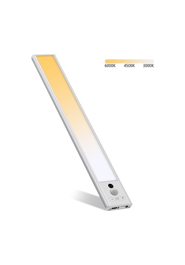 Üç Renkli Kısma Ve İnsan Algılama Işığına Sahip Beyaz 30 Cm Led Lamba - Perfet Diğer