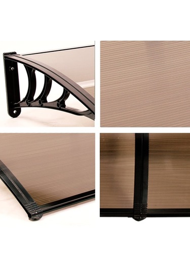 Gardinus Pratik Sundurma 450 x 100 CM Siyah