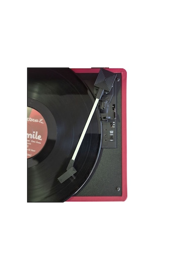 Record Master Rm-311 Kırmızı Renkli Pikap - Tüm Plaklar İle Uyuml