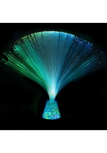 Symbee Usb Işıklı Renkli Fiber Optik Aydınlatma - Ev Dekorasyonu, Hediye, Ofis Ve Yatak Odası Için Parlak Renkler Ve Sıcak Atmosfer Oluşturur Beyaz