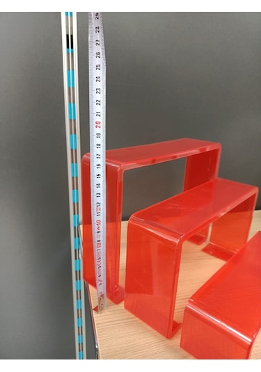 Uzmangrupraf Uzman Grup Raf Pleksi Ayakkabılık-3'Lü 2 Adet Set Ayakkabılık-