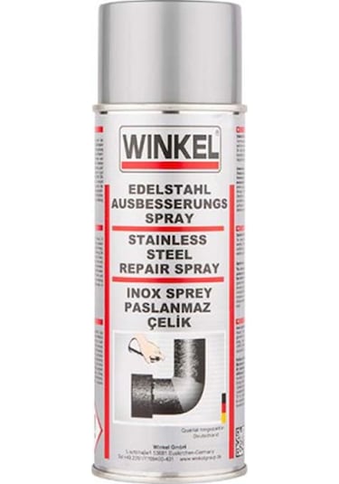 Winkel Koyu İnox Metal Yüzey Paslanmaz Çelik Sprey 400 ML