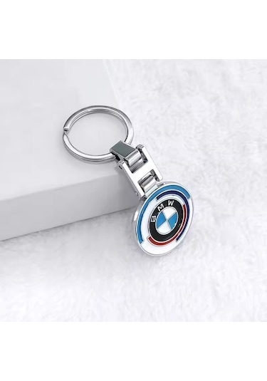 Metal Bmw Yeni Logolu Anahtarlık E46 E60 E90 F30 X1 X5 X3