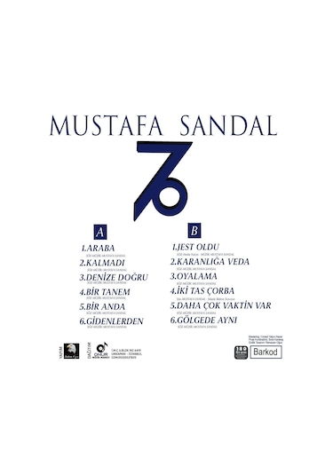 Mustafa Sandal - Gölgede Aynı / Araba Plak