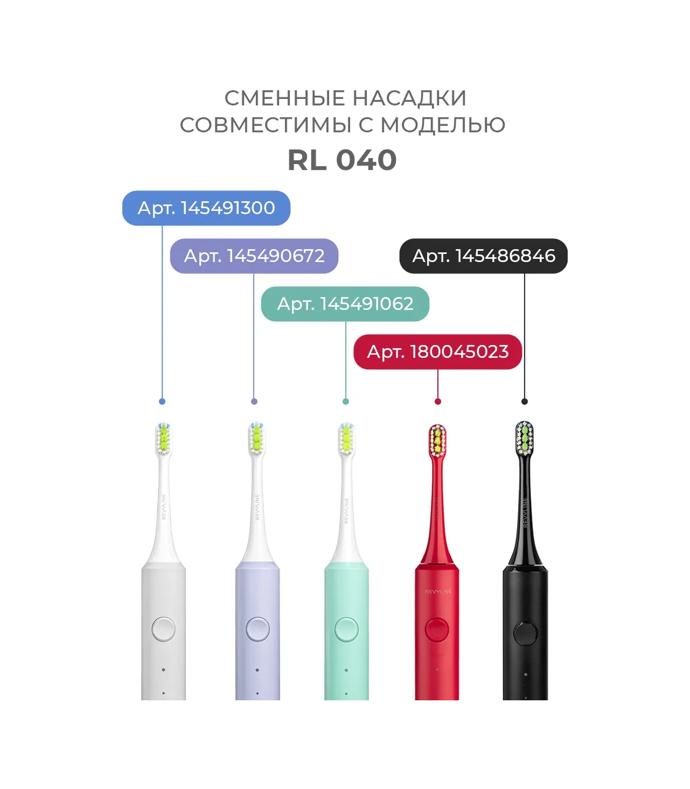 Revyline Revelation Rl040 Diş Fırçası Başlıkları 180319655