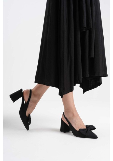Candy Siyah Kadın Topuklu Ayakkabı Muhtelif