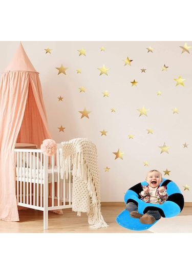 Bebek Destek Oturma Minderi - Mavi Lacivert