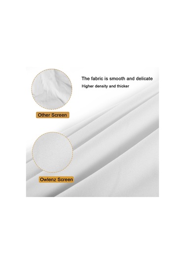 Wezone 100 İnç 16:9 Beyaz Projektör Perdesi - Çok Katlı Polyester, Çabuk Kurulabilir, Taşınabilir Çanta Ve İçiği İle, Duvar Montajlı