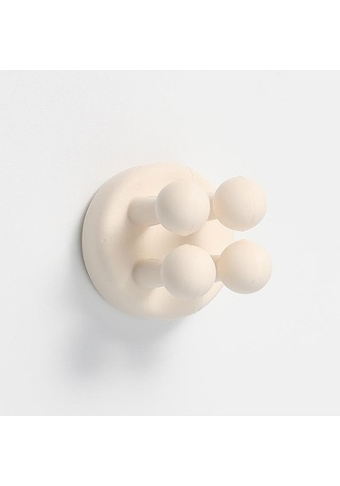 Novahub Beyaz Ins Silikon Jilet Tutucu Kendinden Yapışkanlı Diş Fırçası Anahtar Havlu Askısı Kanca Banyo Duvar Organizatör Raf Mutfak Gadget Depolama Rafı Beyaz Beyaz