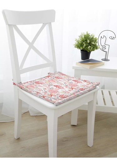 Loveme Sandalye Minderi Kare 40x40 Pamuk 173877466 Pembe