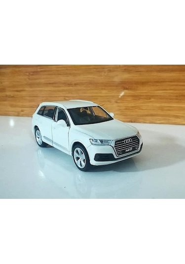 Welly Audı Q7 1/36 Ölçek Beyaz Çek Bırak Metal Model Araba