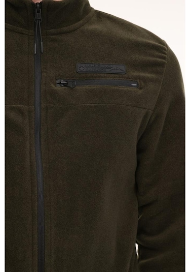 Lumberjack Chad 7sn163 4pr Haki Casual Fermuarlı Polar Haki