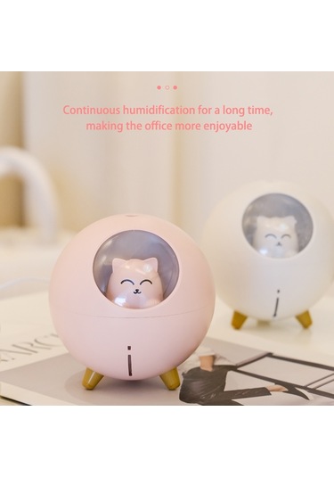 Wt-tx5 Usb Direct Insert Versiyonu Nemlendirici Mini Planet Cat Masaüstü Arıtma Cihazı Beyaz