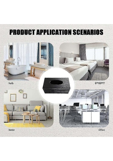 Ahşap Dikdörtgen Mendil Kutusu Doğal Ahşap Mendil Kutusu 2025