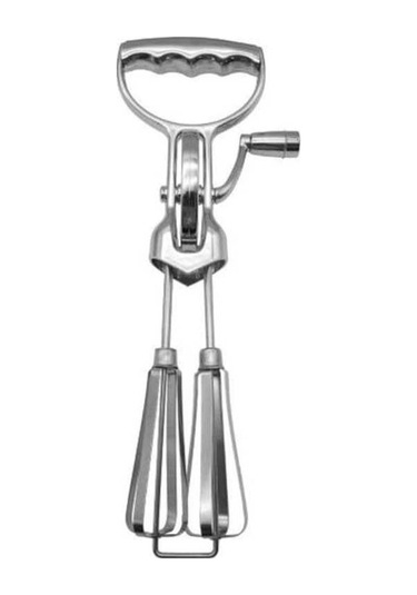 Ulzyvf Yumurta Yönlü Temizlemesi Sap Paslanmaz Mutfak Mikser Manuel Mağaza Kolay Kafa Ergonomik El Döner Çok Çırpma Çırpıcı Çift Çelik Blender Aleti Me Gümüş