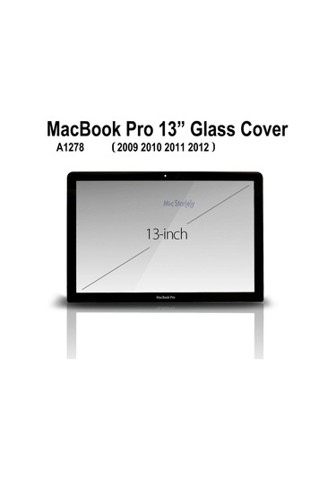 Apple Uyumlu MacBook Pro İle 13inc A1278 Öncam/ekran Camı