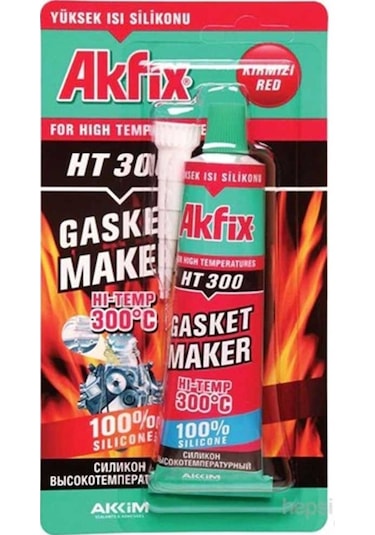Akfix Yüksek Isı Silikonu Rtv (Tüp) 50 Ml 57 Gr-Siyah