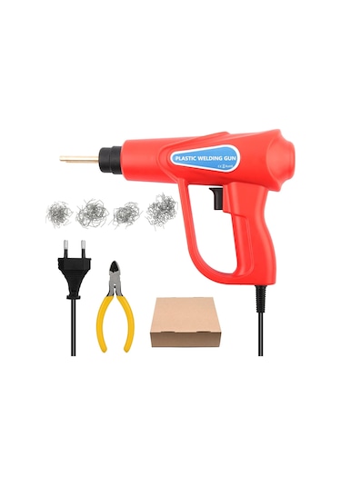 Yucama 70w Sıcak Zımba, Plastik Kaynak Makinası Araba Tampon Tamir Takımı, 4 Çeşit Köşe/dalga Zımba, İnverter Kaynak Mak. 46720318