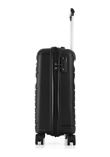 Ççs 5225 Polipropilen Büyük Boy Valiz-siyah Siyah