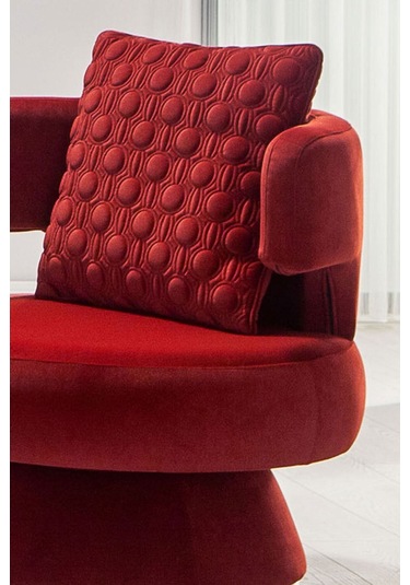 Modalife Bendis Berjer Salon Oturma Odası Bordo