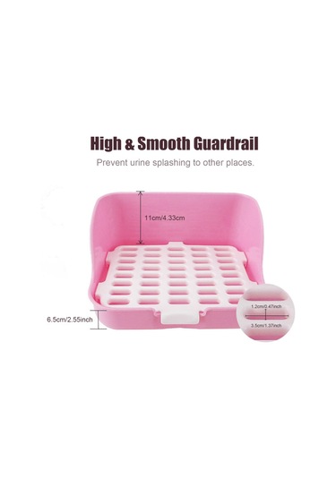 Mufunye Evcil Hayvan Kumu Tuvalet Eğitme Kafes Yatak Kutusu Tavşan Çinçilya Gine Domuzu İçin