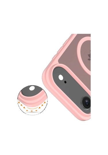 Joko İphone 17 Air Kılıf Jota Seri Magsafe Kapak Pudra