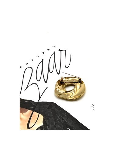 Best Price 34 Elbise Ve Ceket İçin Yuvarlak Şık Broş İğnesı 309444927 Altın Rengi