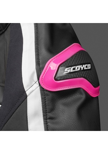 Scoyco Jk152 Dört Mevsim Motosiklet Montu Pembe - Siyah