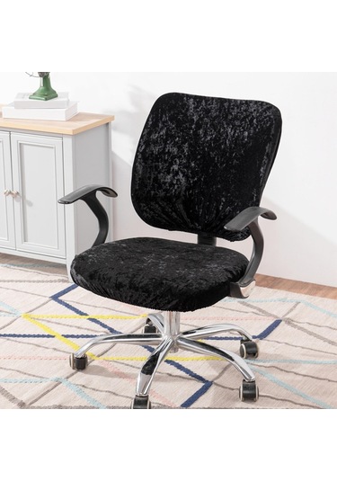 Suntek Magideal Bilgisayar Koltuğu Örtüsü Streç Ofis Siyah-takım
