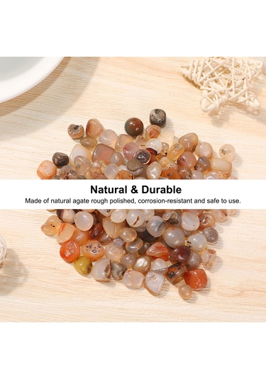 Xiyyadms 100g Pür Agate Taşları - 7-9mm Parlatılmış Kırık Taşlar, Akvaryum Ve Dinî Ambalaj, Çeşitli Renkler