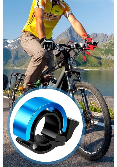 Buffer Ultra-yüksek Sesli Alüminyum Alaşımlı Bisiklet Zili Çok Renkli