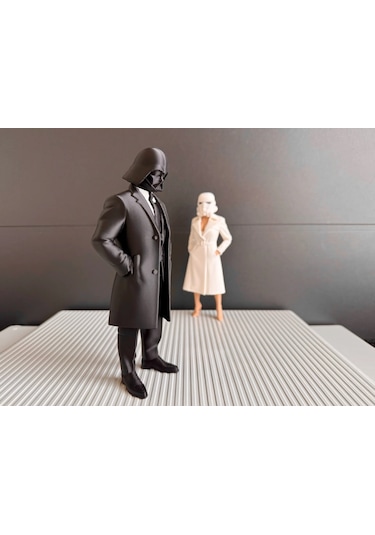 Darth Vader Ofis Figürü Ceo Tarzında Dekoratif Biblo 3d Baskı