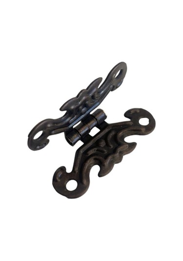 Kelebek Bronz Tavla Menteşesi Mobilya Kutu Menteşesi 4 Adet Bronz En:3cm Boy:2cm