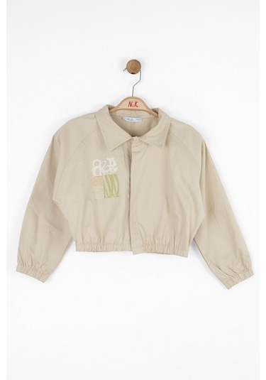 Nk Kids 38514 Kız Çocuk Vizon Brush Ceket Vizon