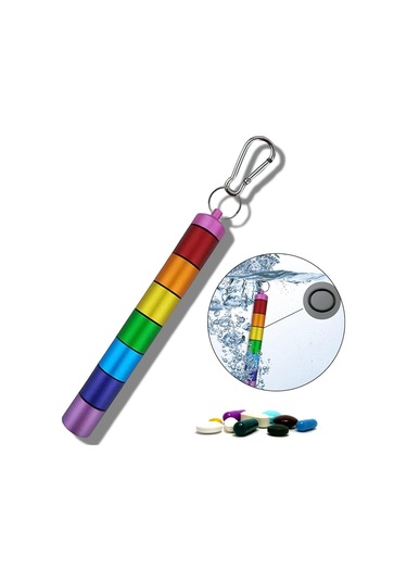 Suntek 7 Gün Su Geçirmez Mini Hap Kutusu Kasa Şişe Tutucu Diğer