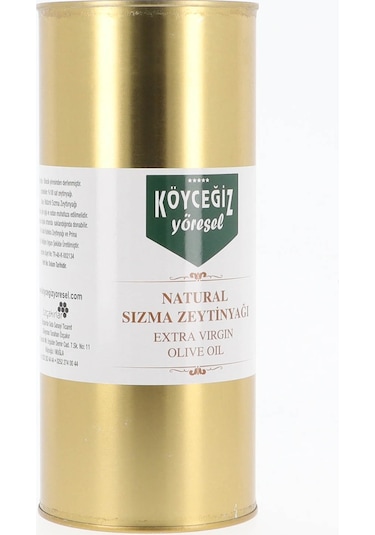 Köyceğiz Yöresel Naturel Sızma Zeytinyağı Teneke 2 L